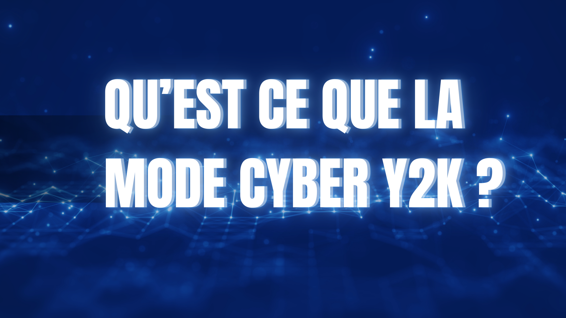 Qu’est ce que la mode cyber Y2K ?