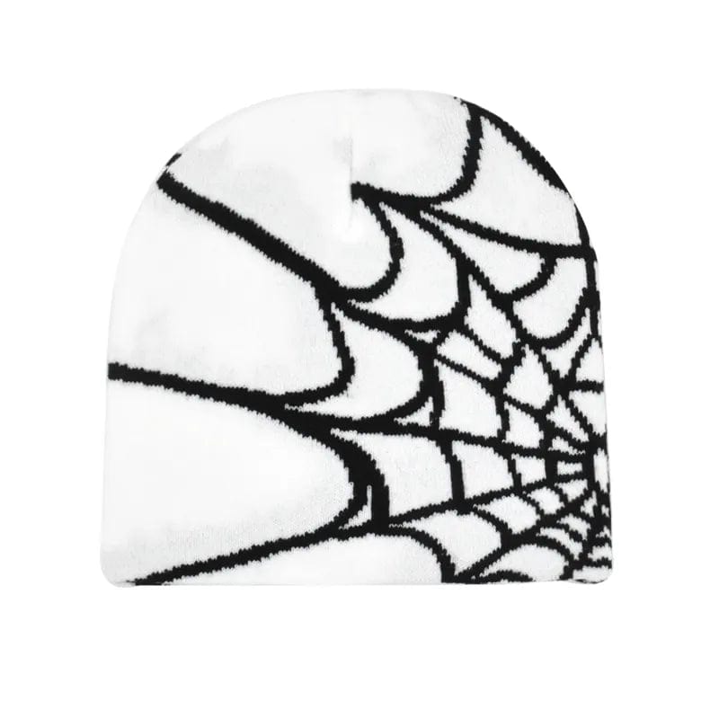 Y2K GorpCore Blanc Bonnet Streetwear Homme Bonnet Streetwear Homme | Y2K-GorpCore™