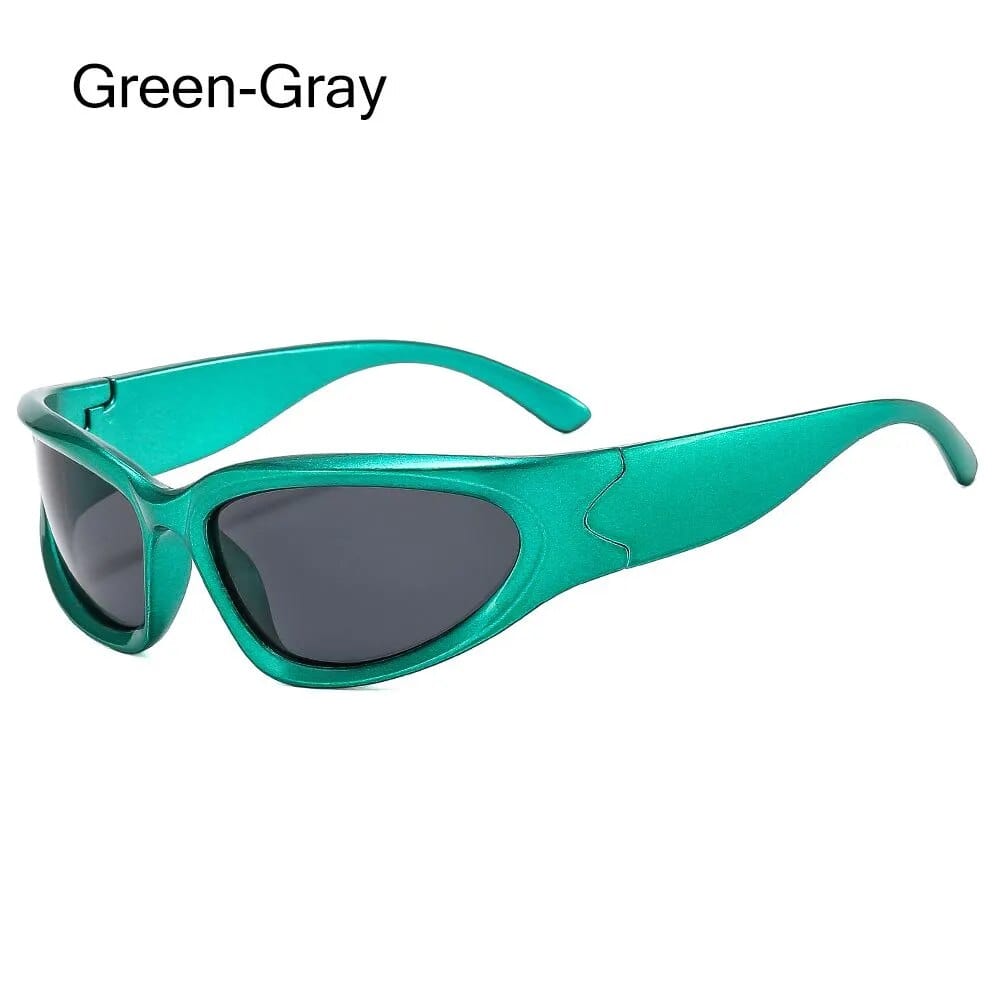 Y2K GorpCore Vert Sunglasse GorpCore Sunglasse GorpCore | Y2K-GorpCore™