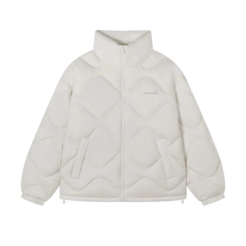 Doudoune Y2K blanche Drip