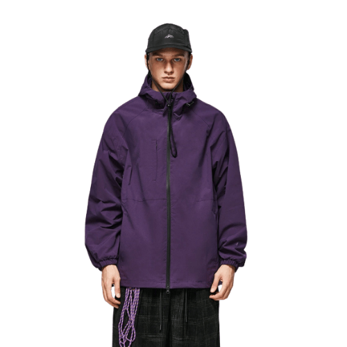 Gorpcore Puffer Jacket violette