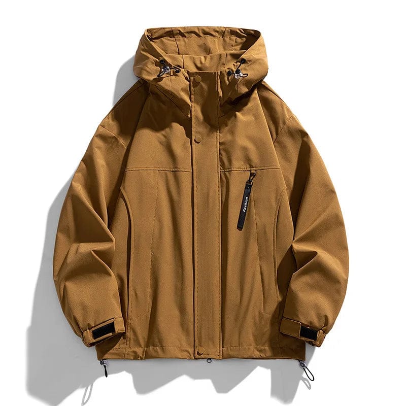 Gorpcore Windbreaker marron