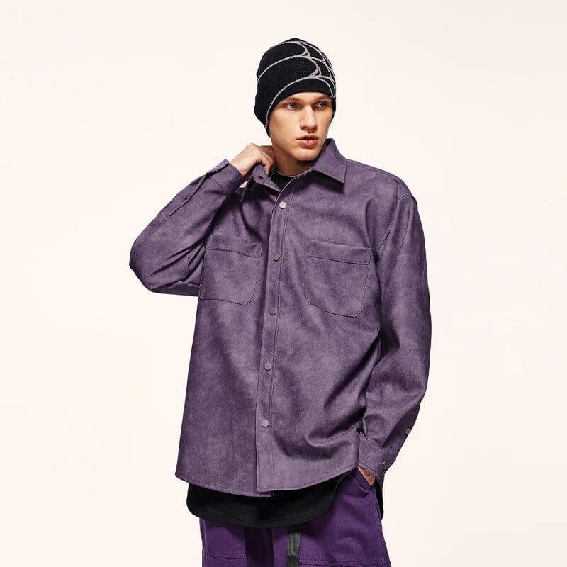 Jacket Cyber violet Y2K