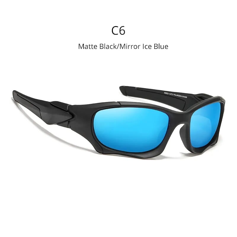 Lunette de randonnée bleu clair