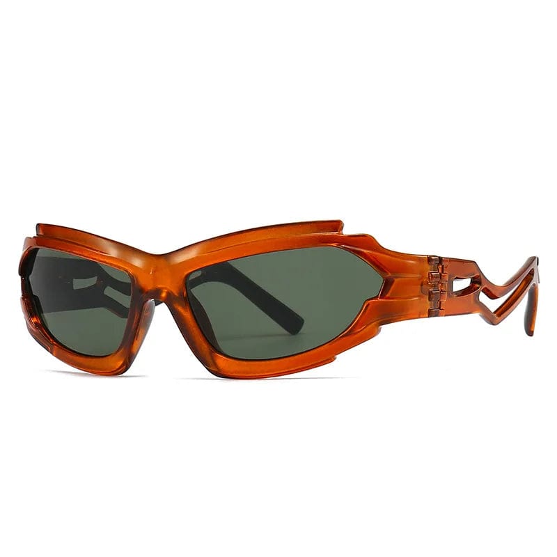 Lunette marron Techwear