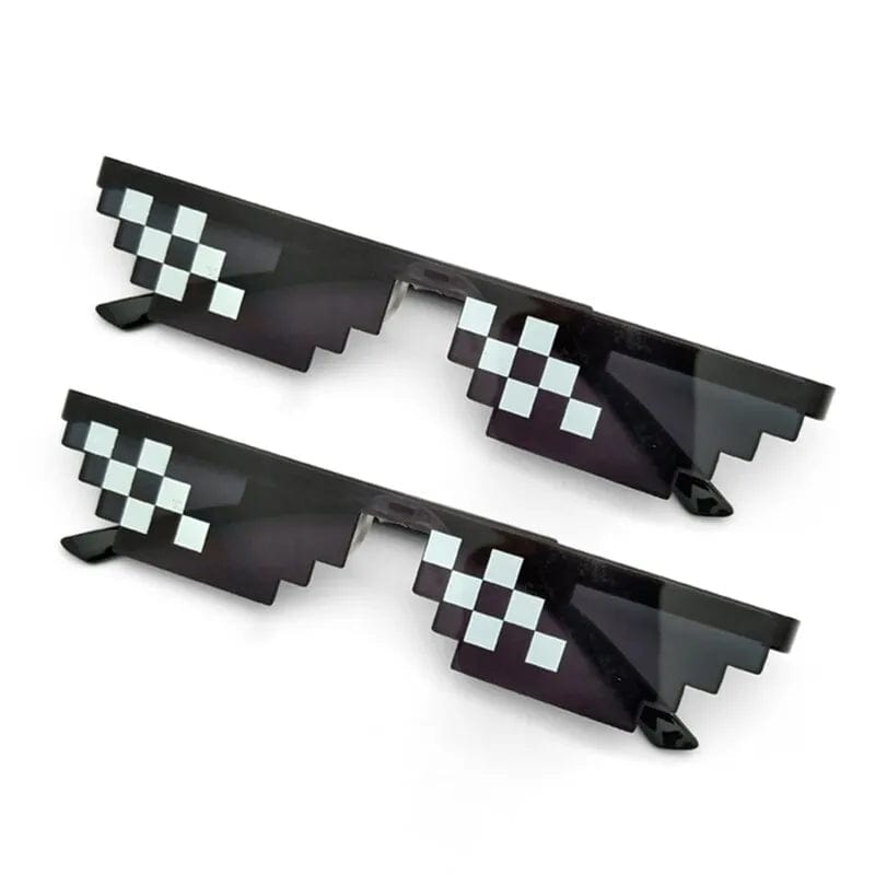 lunette noir pixel