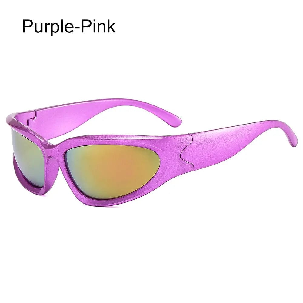 Lunettes Y2K rose