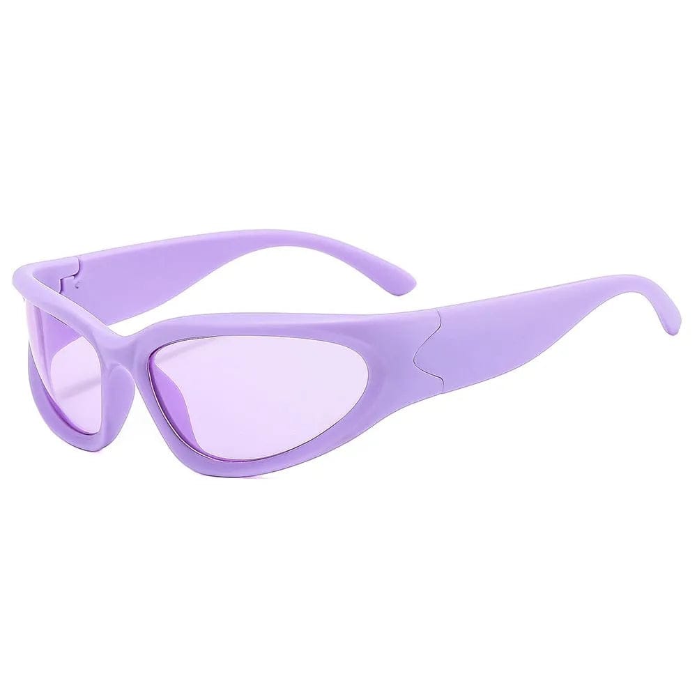 Lunettes Y2K violet