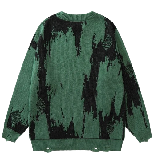 Pullover vert Gorpcore