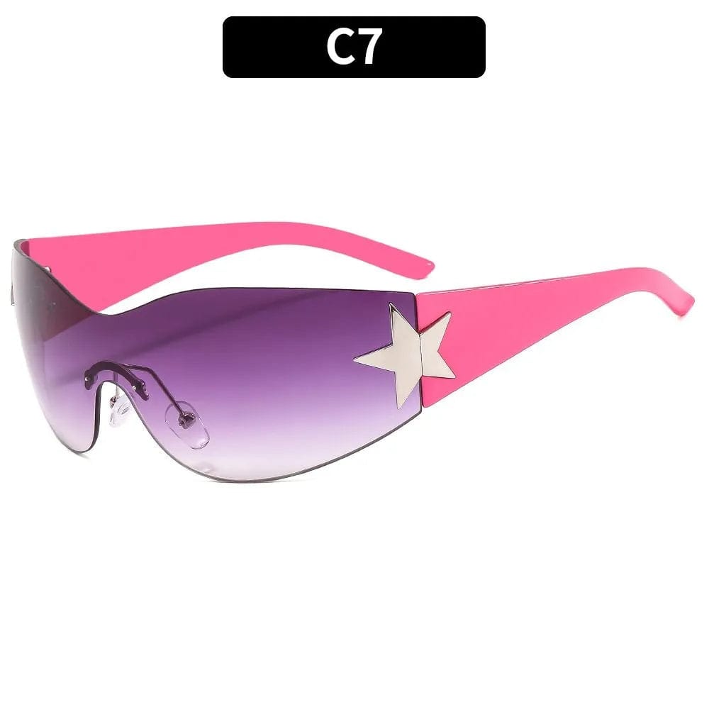 sunglasses y2k rose