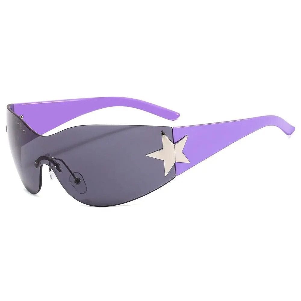 Sunglasses Y2k violet