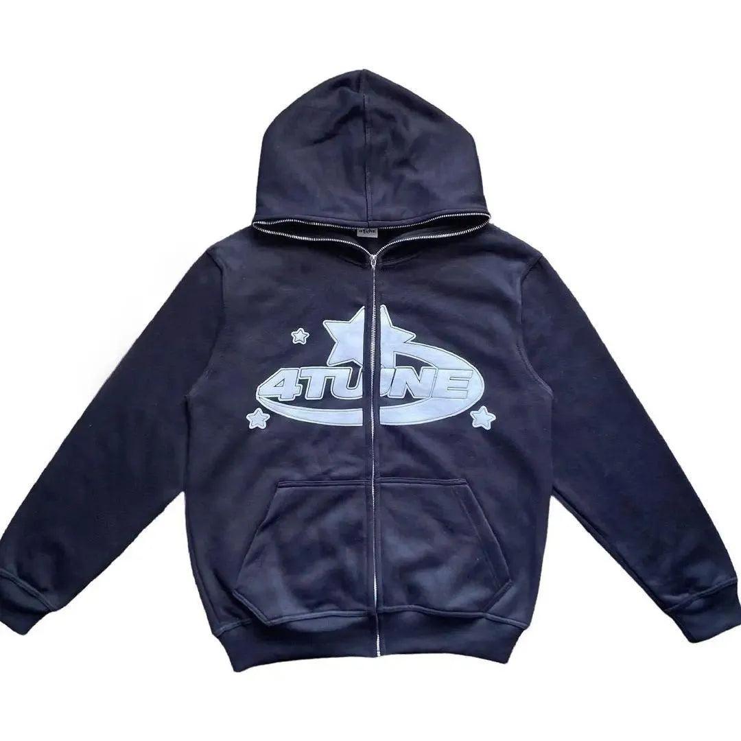 Sweat Full Zip Y2k bleu marine