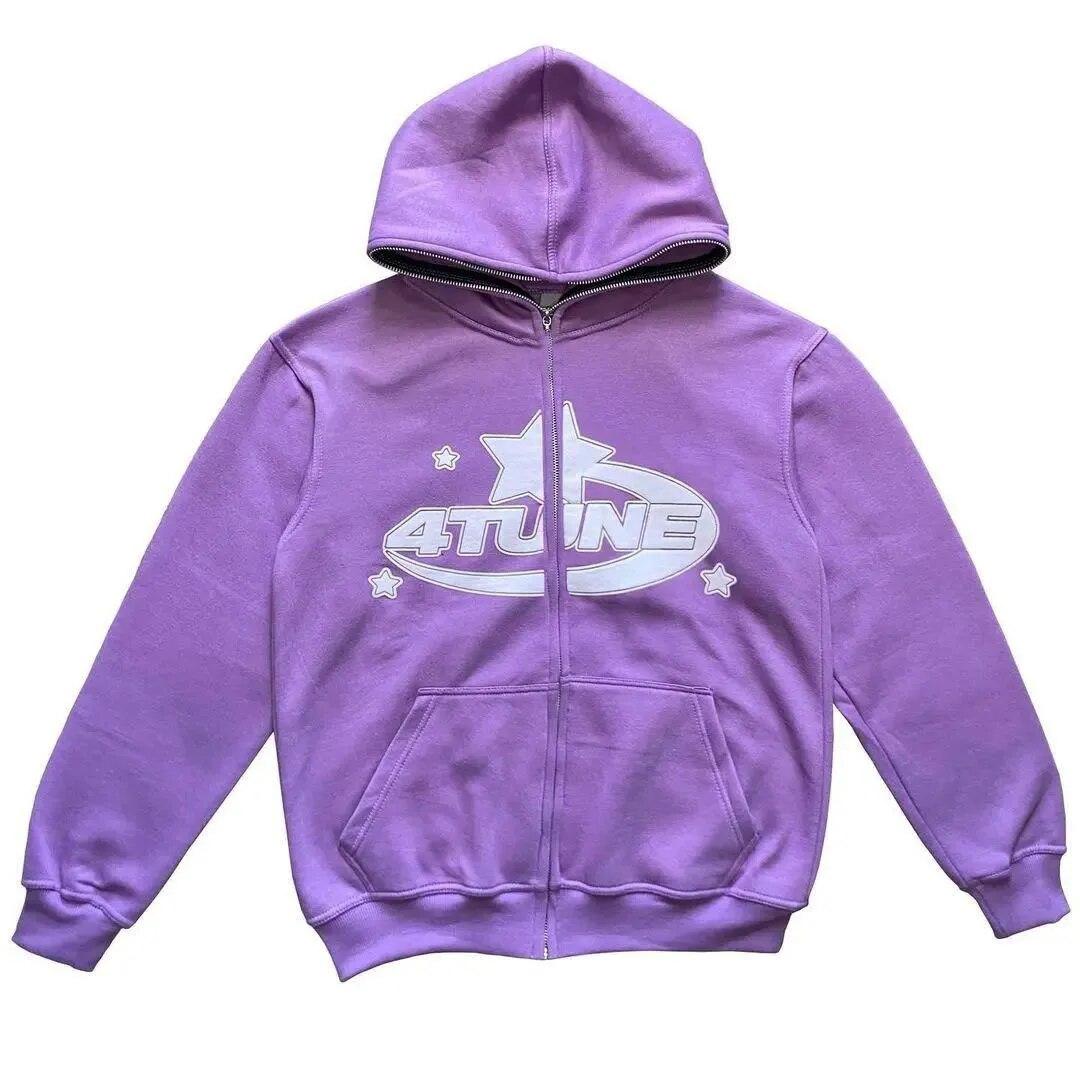 Sweat Full Zip Y2k violet