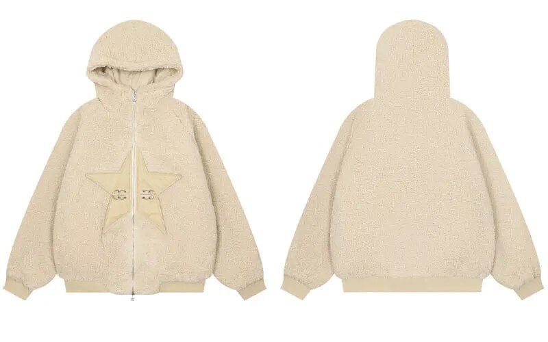 Sweat Polaire y2k beige