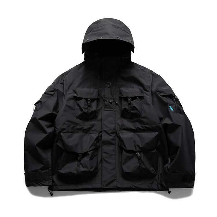 Y2K GorpCore Bleu marine / M Doudoune noire Streetwear Doudoune noire Streetwear | Y2K-GorpCore™