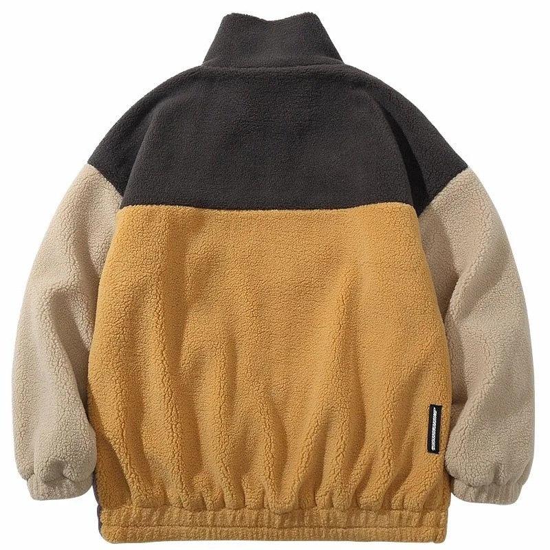 Veste Polaire Streetwear jaune