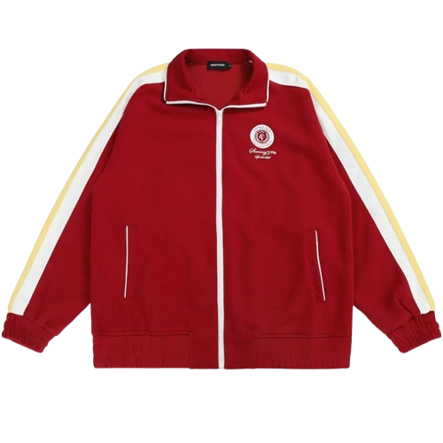 veste rouge full zip y2k vintage