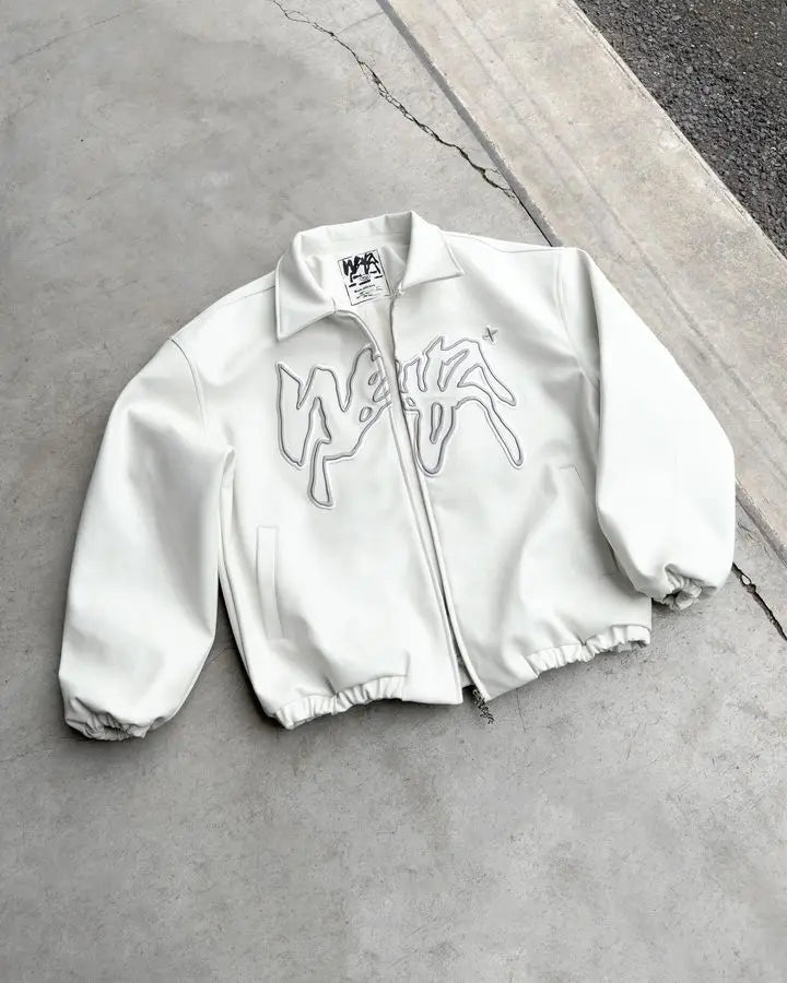 veste y2k harajuku fashion blanche