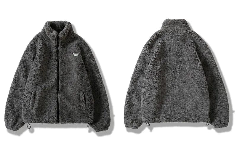 Y2K GorpCore Gris / S Veste Polaire Zippée Veste Polaire Zippée | Y2K-GorpCore™