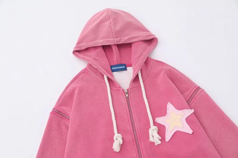 Y2K Pink hoodie